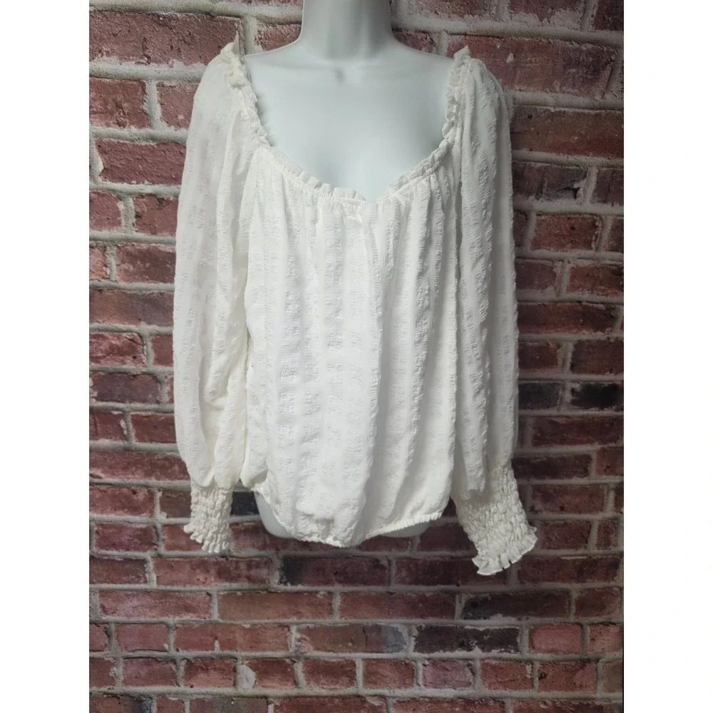 Women's PENELOPE ROSE Cottage Core Peasant Blouse Top XL